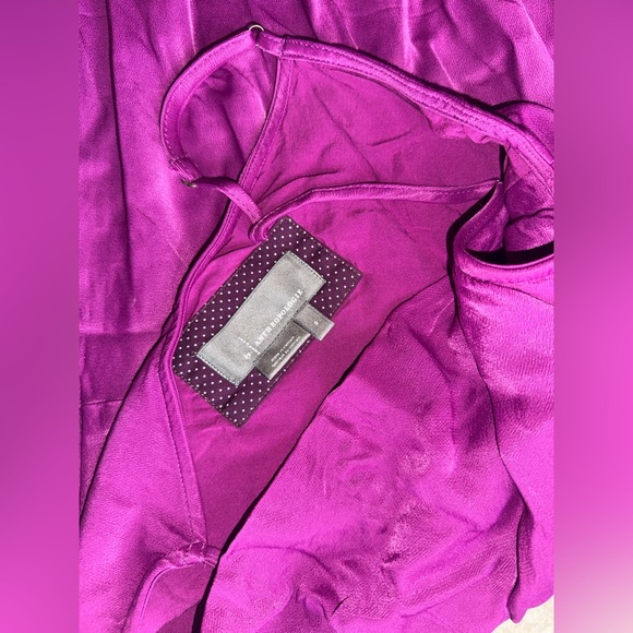 Anthropologie Satin Midi Cowl Neck Dress - Picture 7 of 8